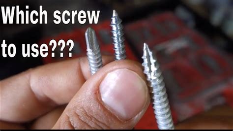 wood screws vs sheet metal screws|screwing wood to steel.